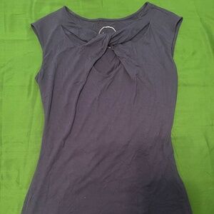 Twist-Front Sleeveless Top - Size Medium